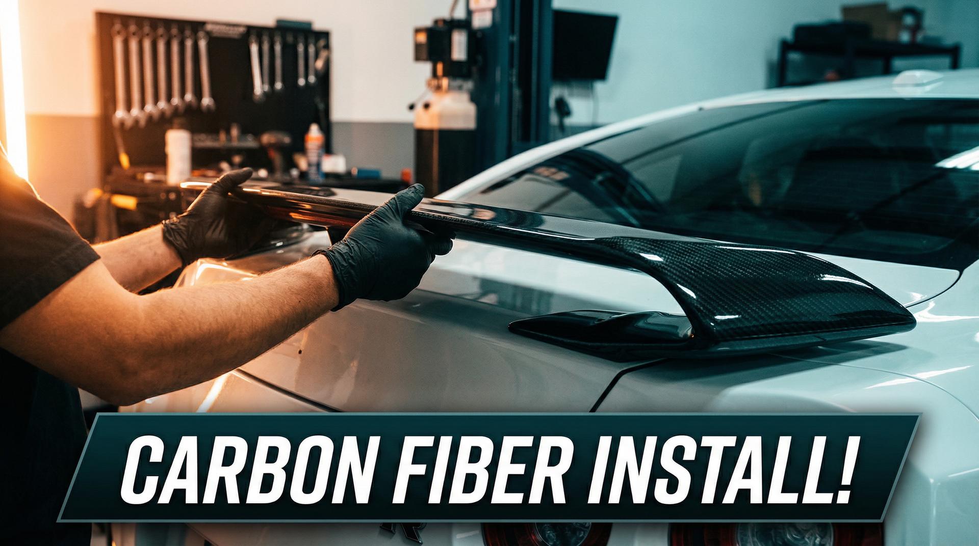 他他射区视频碳纤维尾翼改装视频教程